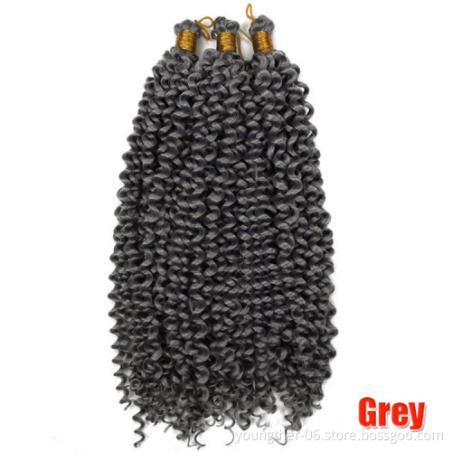 Water Wave Passion Twist Hair Passion Twist Pre looped Braiding Synthetic Hair Fringes Synthetic Crochet Braid Hair